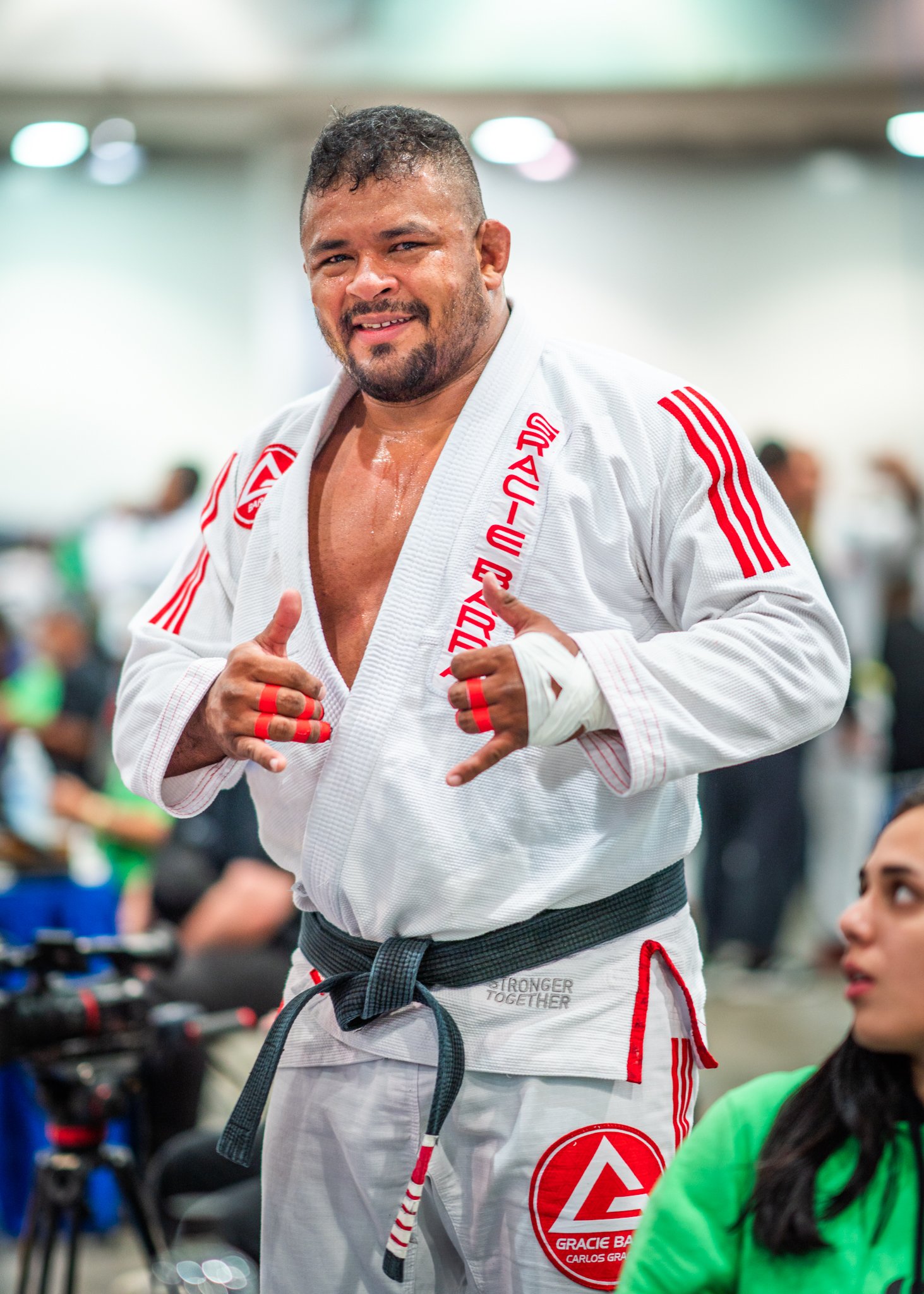Thiago Reinaldo after competing at the 2022 IBJJF World Master